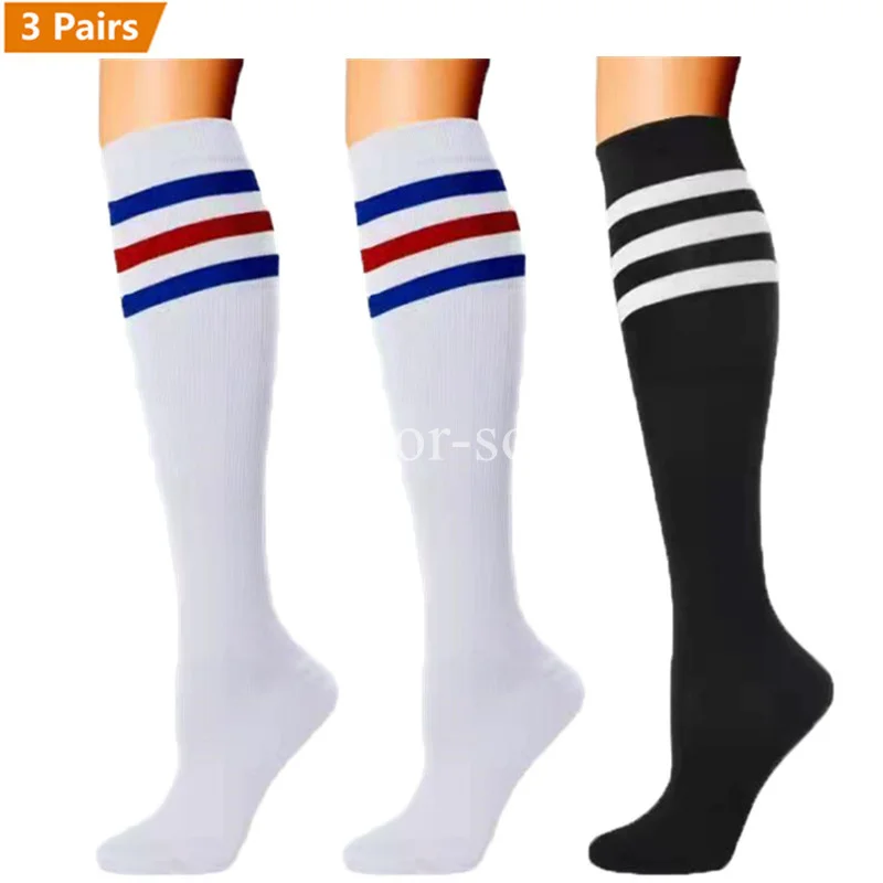 Compression Socks Running Men Women Stockings Sports Anti-Fatigue Compression Socks Sports Bulk 3 Pairs Lot Pack