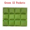 Green 12 Pockets