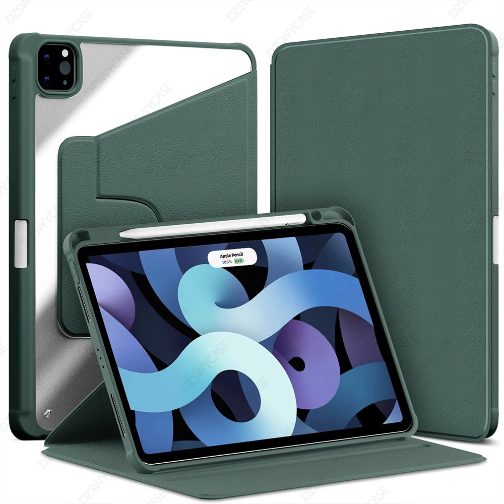 360° Rotating Stand Cover with Adjustable Viewing Angles