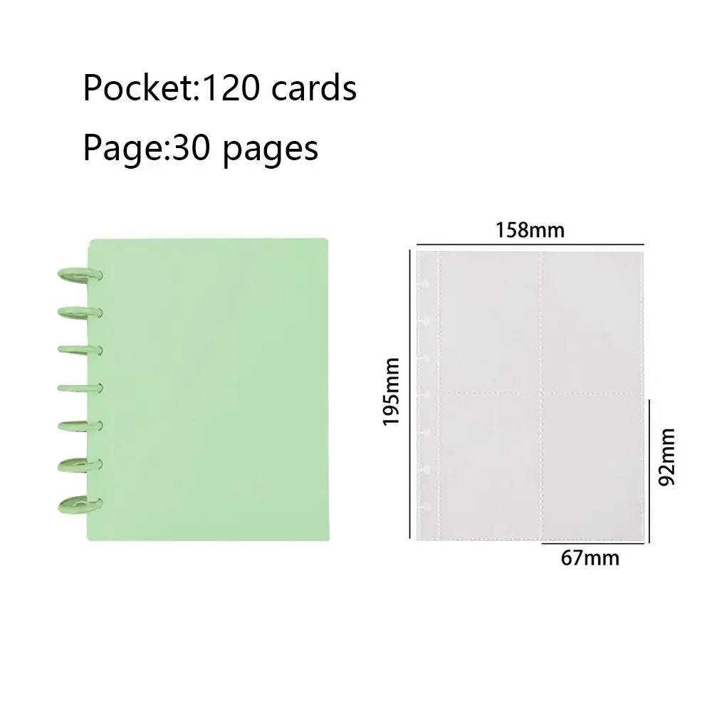 Stylish Multi-Pocket Photo Album & Card Holder Binder