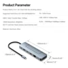 8 in 1 USB-C Hub&M.2 SSD Enclosure Support NVME&SATA ,With 4K HD,PD 100W,USB 3.0, RJ45 1000M,SD/TF Reader for Laptops Mac HP 2