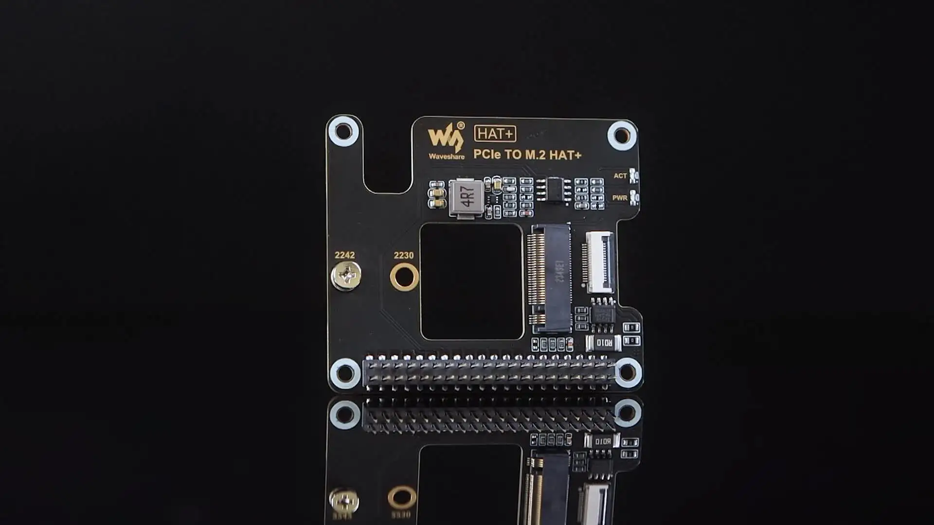 Raspberry Pi 5 PCIe to M.2 HAT NVME 高速拡張ボード 16P ケーブル