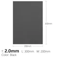 Black 300x200x2.0mm