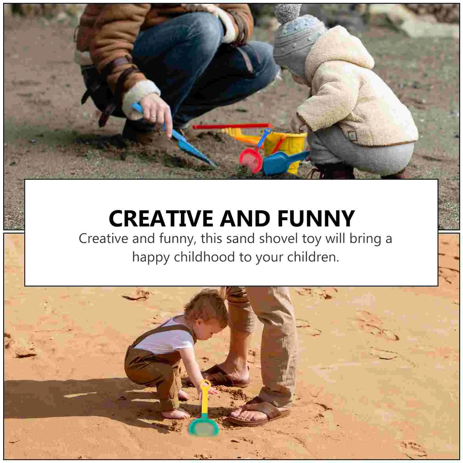 8 Pcs Beach Toy Sand Playthings Kids Outdoor Toys Table Sifter Pp Toddler Child 2