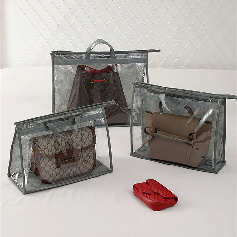 Handbag Organizer Storage Dust  Handbags Transparent Organizer