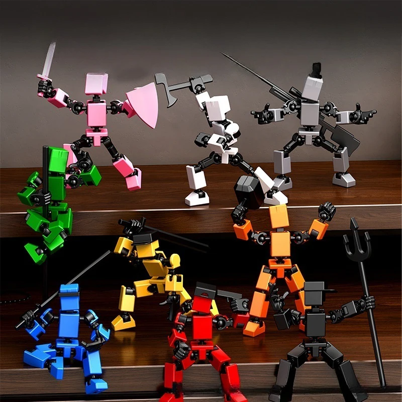 Robot-Doll-3D-Printed-Movable-Action-Figures-Ornament-Joint-Mobility ...
