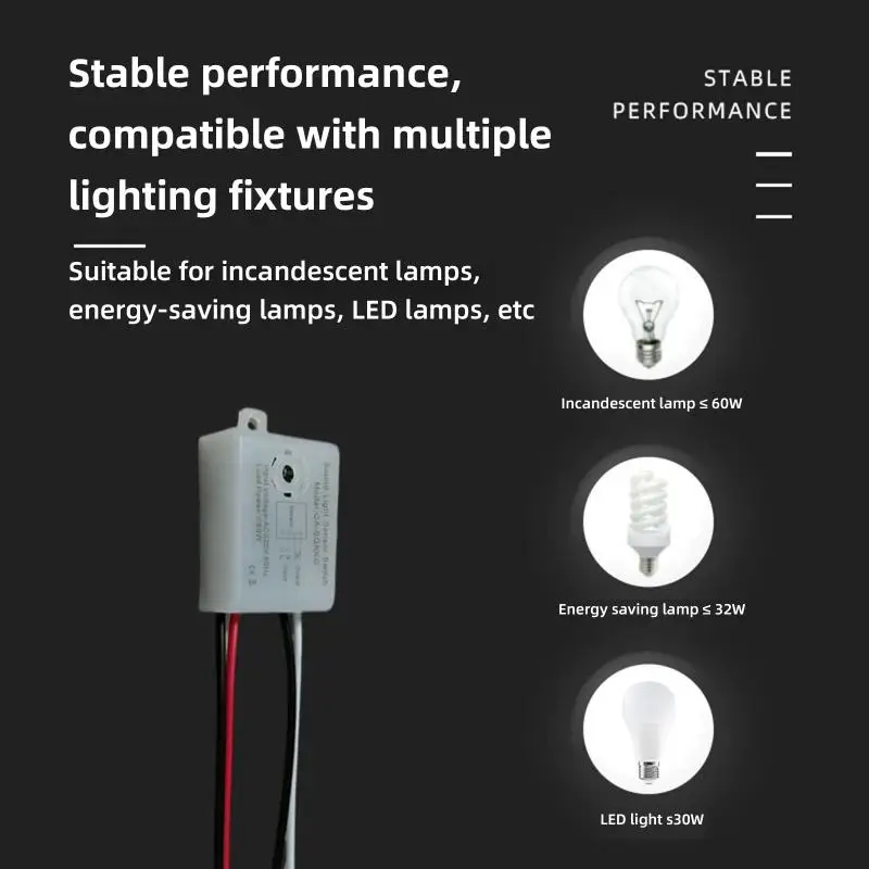 Intelligent Light Switch Sound Sensor Detector Smart Light Switches LED 220V Voice Motion Sensor Switch Auto On Off Smart Home 3