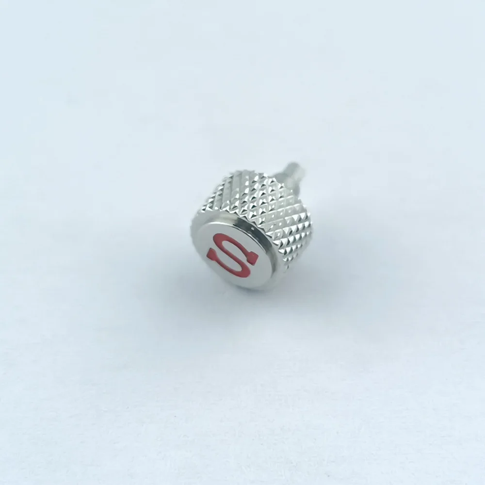 Screw-In Engraved 'S' Replacement Watch Crown for Automatic Movements with Three Style Options