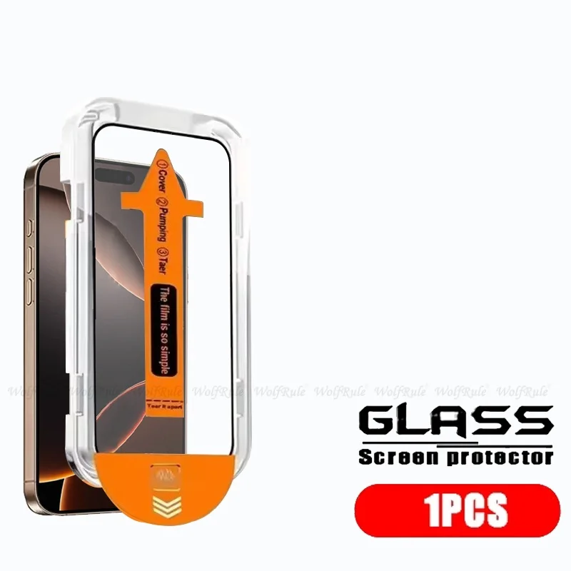 1/2/3/4 pièces pour iPhone 17 Pro Max – Verre trempé facile à installer, protection d'écran 9H anti-poussière pour iPhone 17