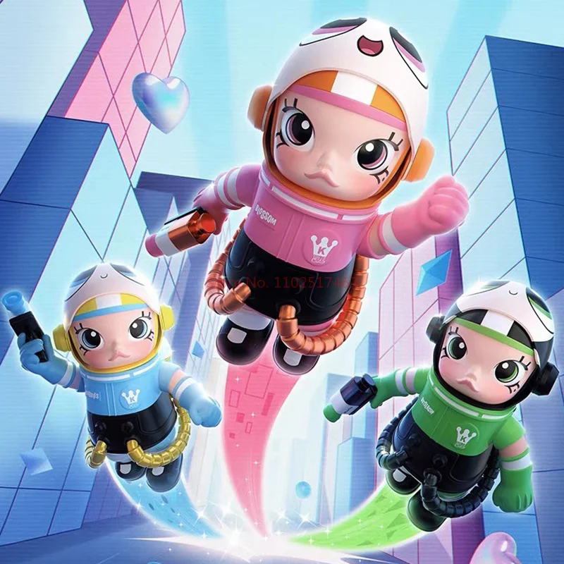 SPACE MOLLY THE POWERPUFF GIRLS 400％ Pop Mart MEGA Space Molly Buttercup 400%&100% The Powerpuff