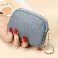 Fashion hand zipper small wallet women's mini small bag storage key bag card bag coin change bag - Image 2