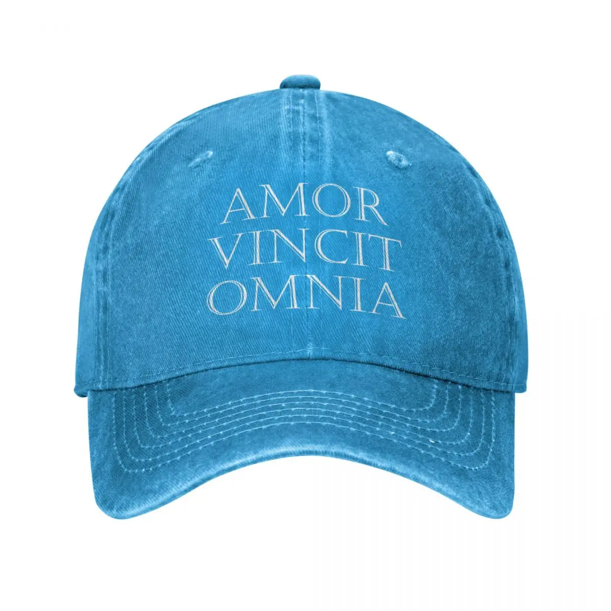 Amor Vincit Omnia - Love Conquers All - Latin Frase-Isan Creative Designs Berretto Da Baseball Icon Fashion Designer Uomo Cappello Da Donna