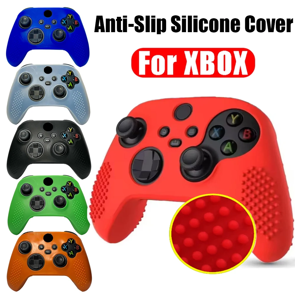 eXtreeRate Cover Skin per Xbox One S X Controller,Custodia Protettiva in Silicone con Goini