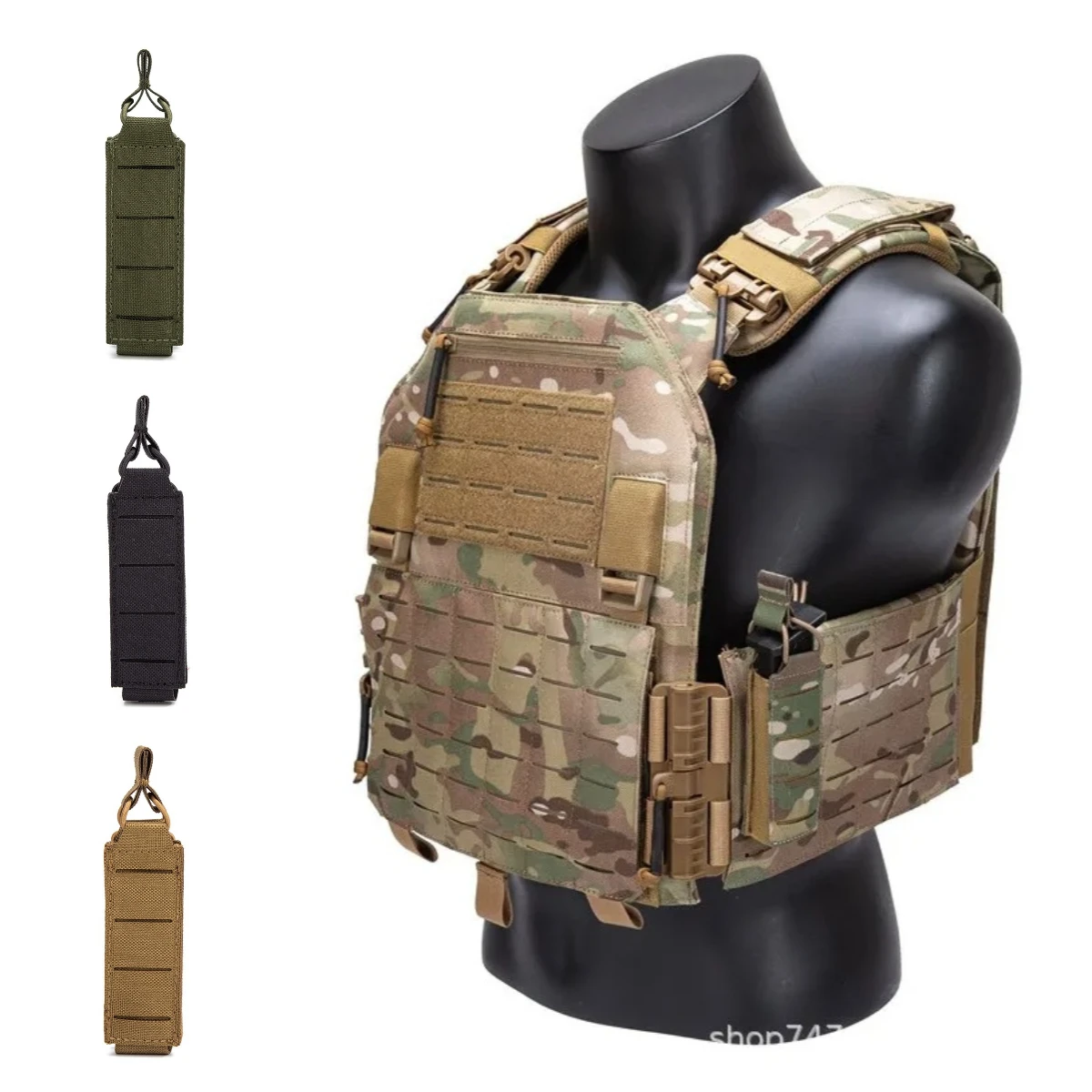 Nylon 9mm Magazine Pouch Tactical Outdoor Hunting Accessory