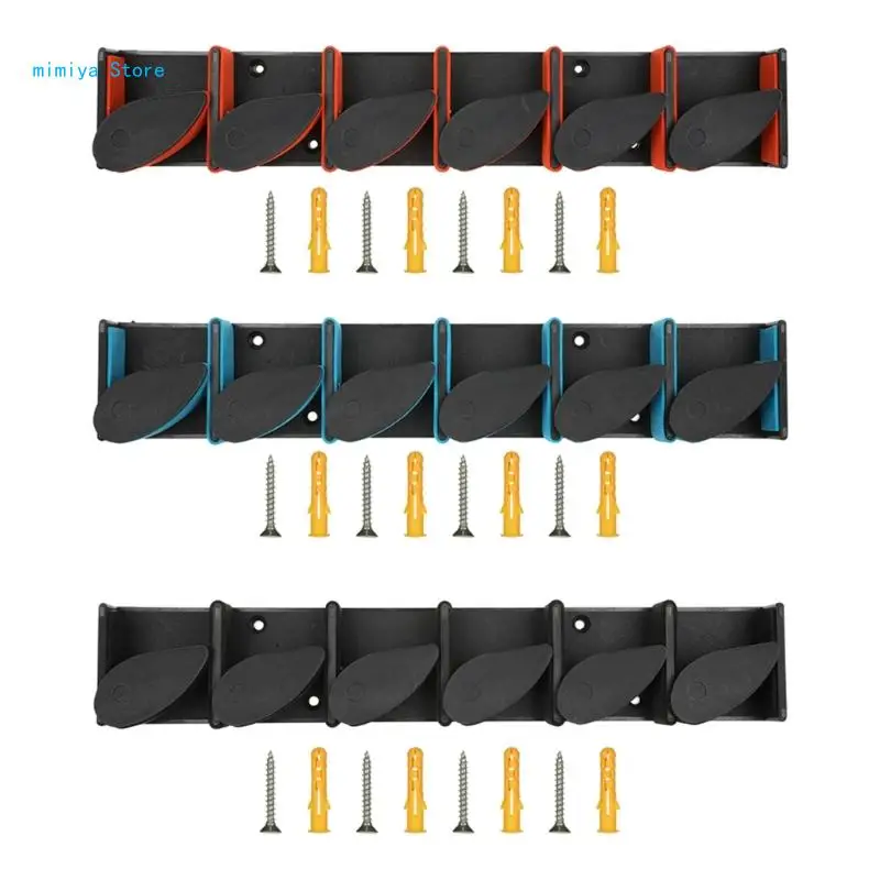 

Горизонтальные 6 шт. Органайзеры для подставок для удочек Держатель стойки для удочек Настенное крепление