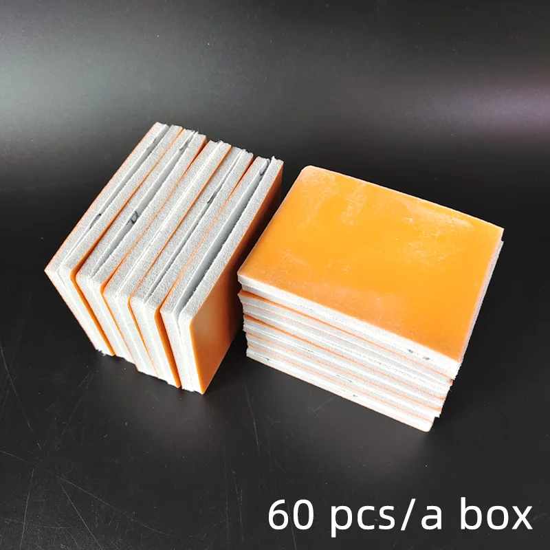 75/100mm Square Dry Grinding Sponge Sandpaper Car Paint Surface Polishing Beauty Sandpaper 2000 Grit Polishing Pad