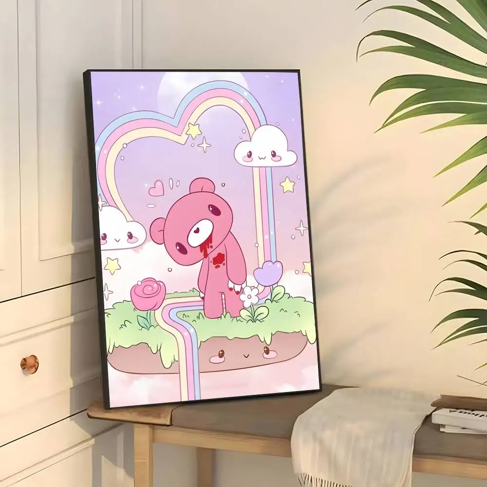 Cartoon G-kümmiger Bär Poster klebrige Wand wasserdicht Zuhause Wohnzimmer Schlafzimmer Bar ästhetische Dekoration – Detail 12