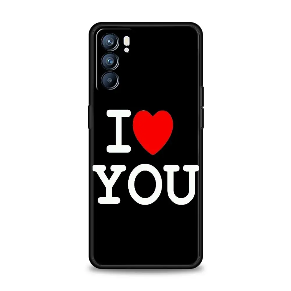 I Love You Pink Heart Phone Case - Elegant and Stylish Protective Cover