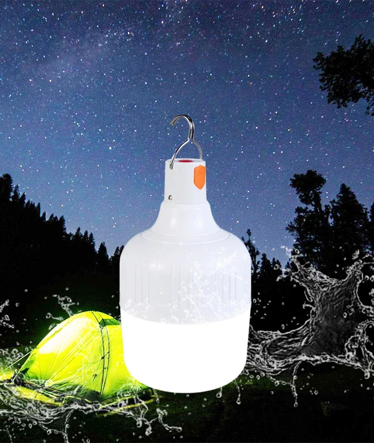 Portable LED Camping Lantern Rechargeable 60W/80W/100W/200W Lamp Bulb S009542271b13494dbbc20b6bcfdf2b12O