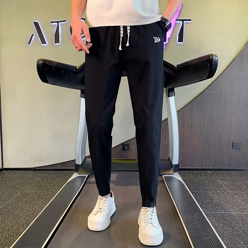

골프용품 Sports Casual Pants Men's Golf Wear 2024 Spring New Korean Golf Pants Men's Golf Clothes Fashion Nine Points Pants 골프의류 남자