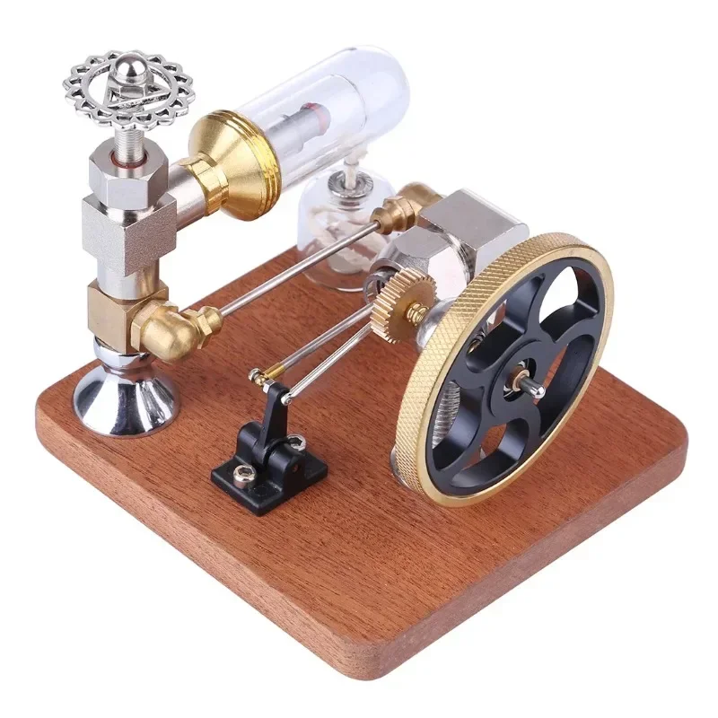 

Adjustable Speed Stirling Engine Model Science Experiment Engine Toy with Vertical Flywheel Physics Steam Power Toy Men Gifts