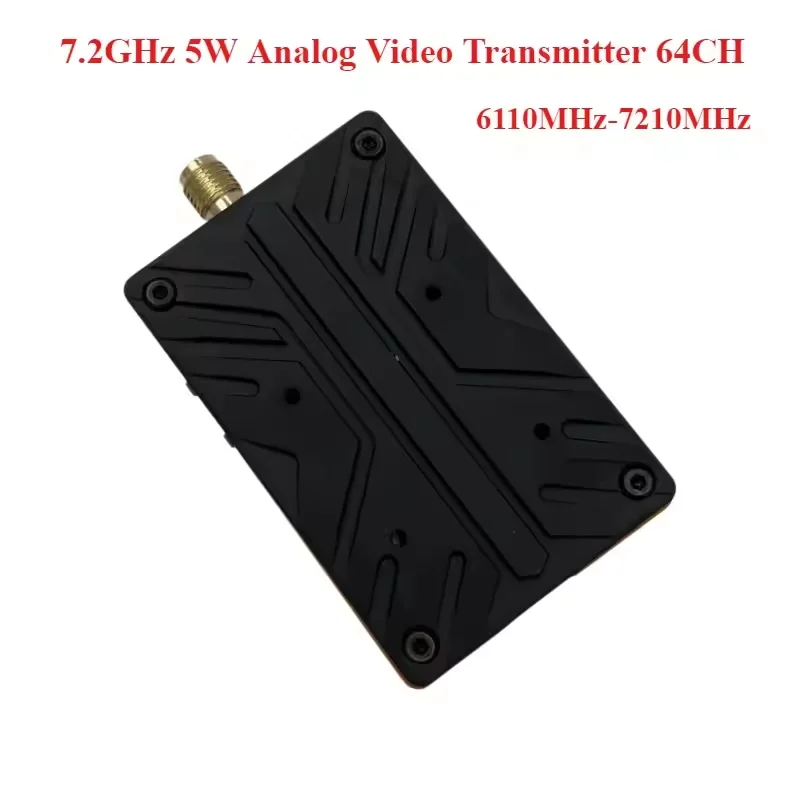 Récepteur VRX 7.2G avec écran LCD et antennes dipôles pour réception longue portée