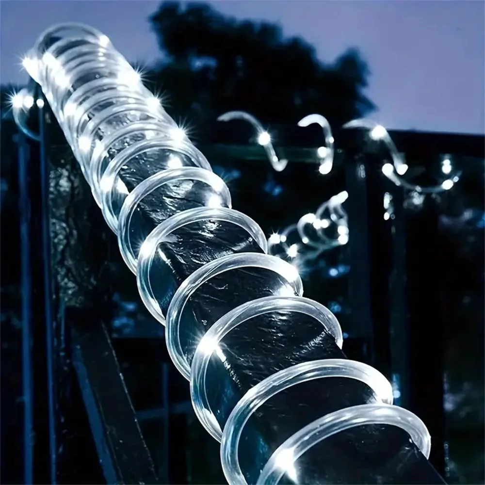Description Picture 3 of itemSolar Tube String Lights 8 Modes Outdoor LED Copper Fairy String Tube Lights For Christmas Halloween Holiday Decoration Lighting