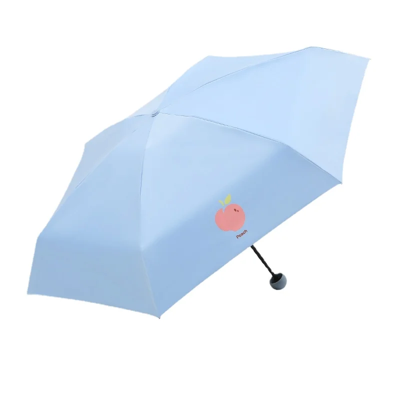 Ultra Light and Compact Pocket Capsule Umbrella Sun Protection Anti-UV Umbrella Folding Sun for Men