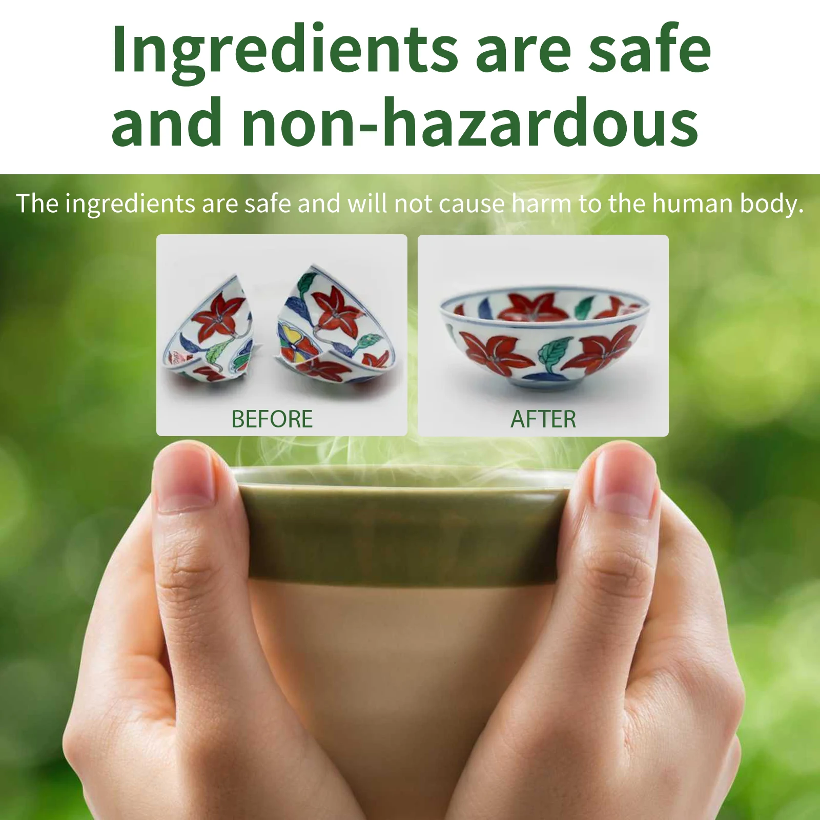 Ceramic Adhesive for Porcelain Glass Repair