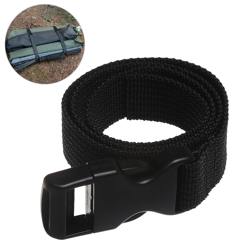 

Black Durable Nylon 0.5~3M Travel Tied Cargo Tie Down Luggage Lash Belt Strap With Cam Buckle Travel Kits Outdoor Camping Tool