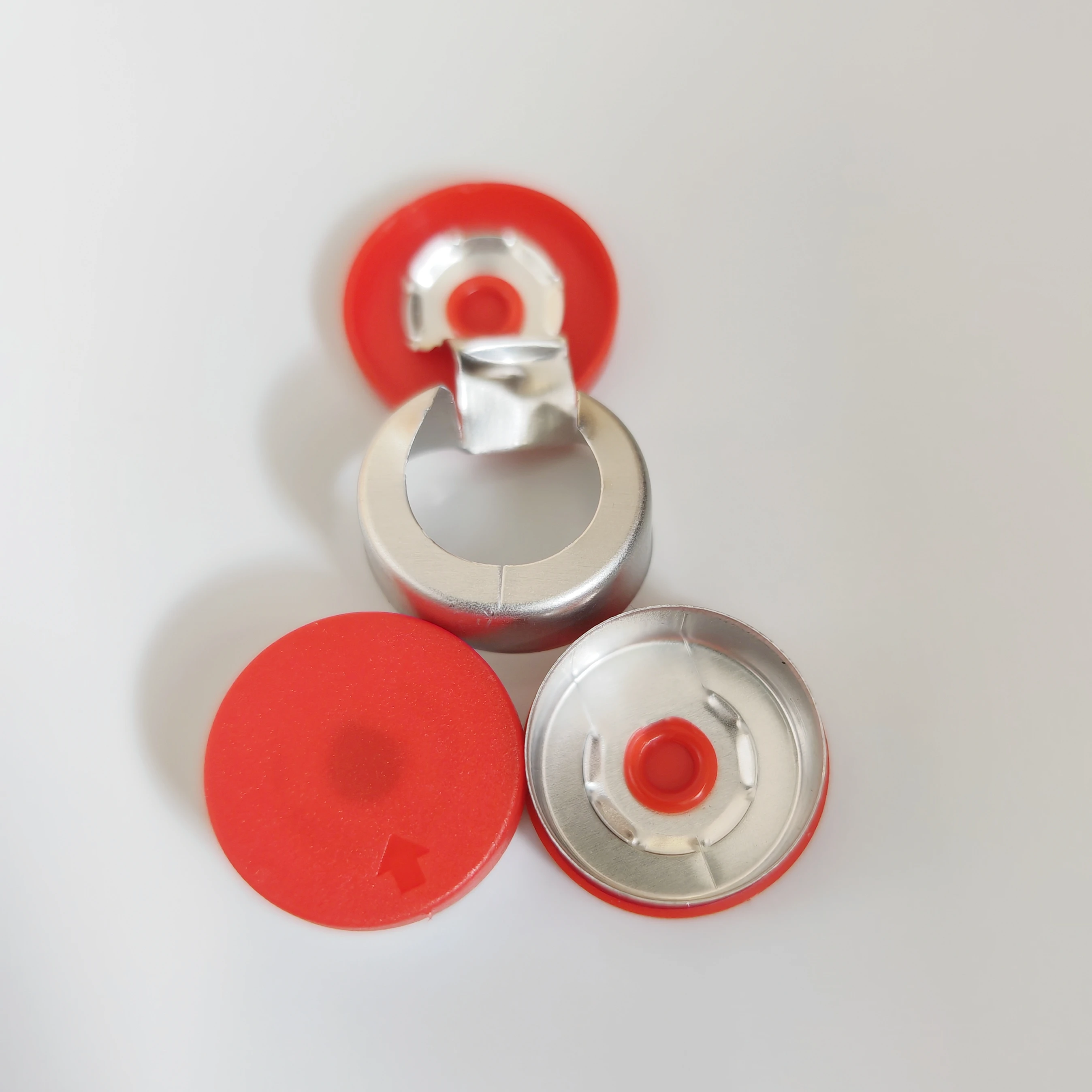 Plastic cap 20mm 200pcs/lot White tear off plastic Caps pharmaceutical caps Plastic tops crimping glass vial