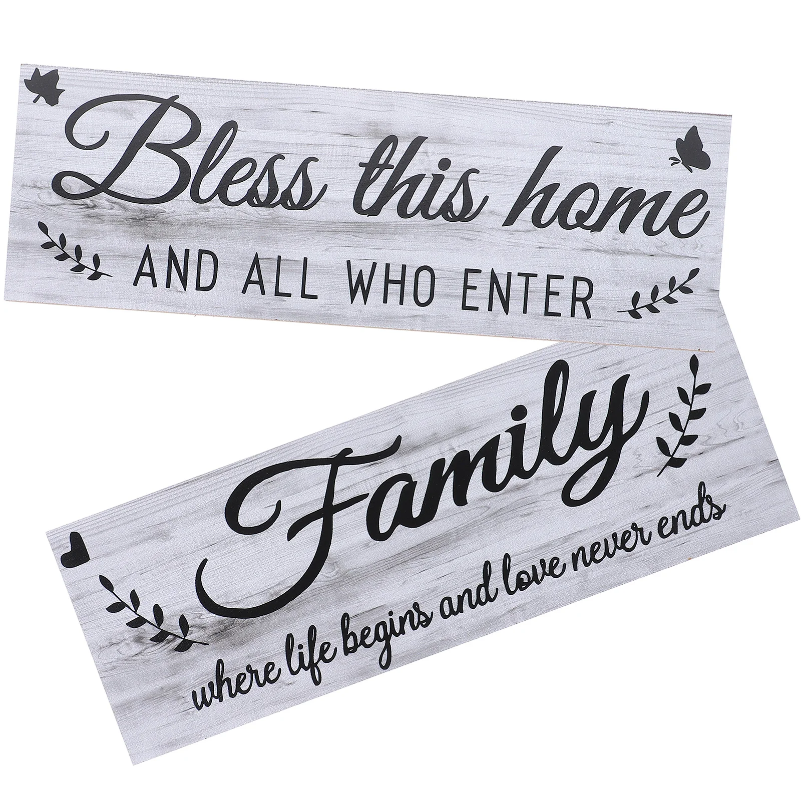 

Country Farmhouse Wooden Sign Wall Decoration Restaurant Kitchen Hanging Hook Hangings Plaque Indicator