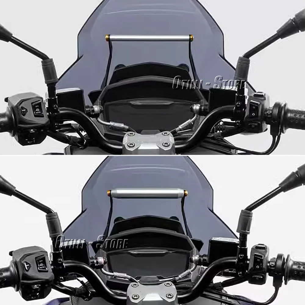 Motorcycle Front Phone Stand Holder Phone GPS Mount Navigation Bracket 12mm/22mm For APRILIA SR GT200 GT 200 sr gt200 2022 2023