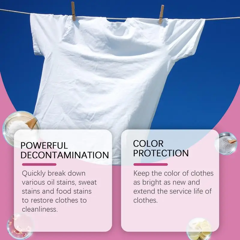 Laundry Tablets Clothes Stain Removal Kitchen Clothing Oil Stain Tablet Kitchen Clothing Oil Yellow Dirt Remover laundry soap