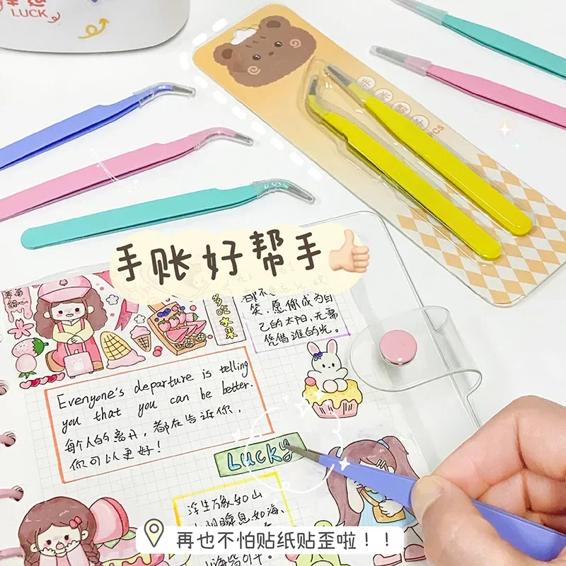 DIY Tape Stickers Tweezers Scrapbooking Supplies