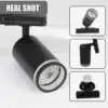GU10 Track Light Set Track Lighting Wall Lamp Rail 110V Spot Lights Led Spotlight Fixture Clothing Store Shop Home Kitchen Rails 6