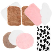 9 Pcs Mini Rug Kids Furniture Rugs Miniature Tiny House Prop Micro Landscape Adornments Carpet Accessories 2