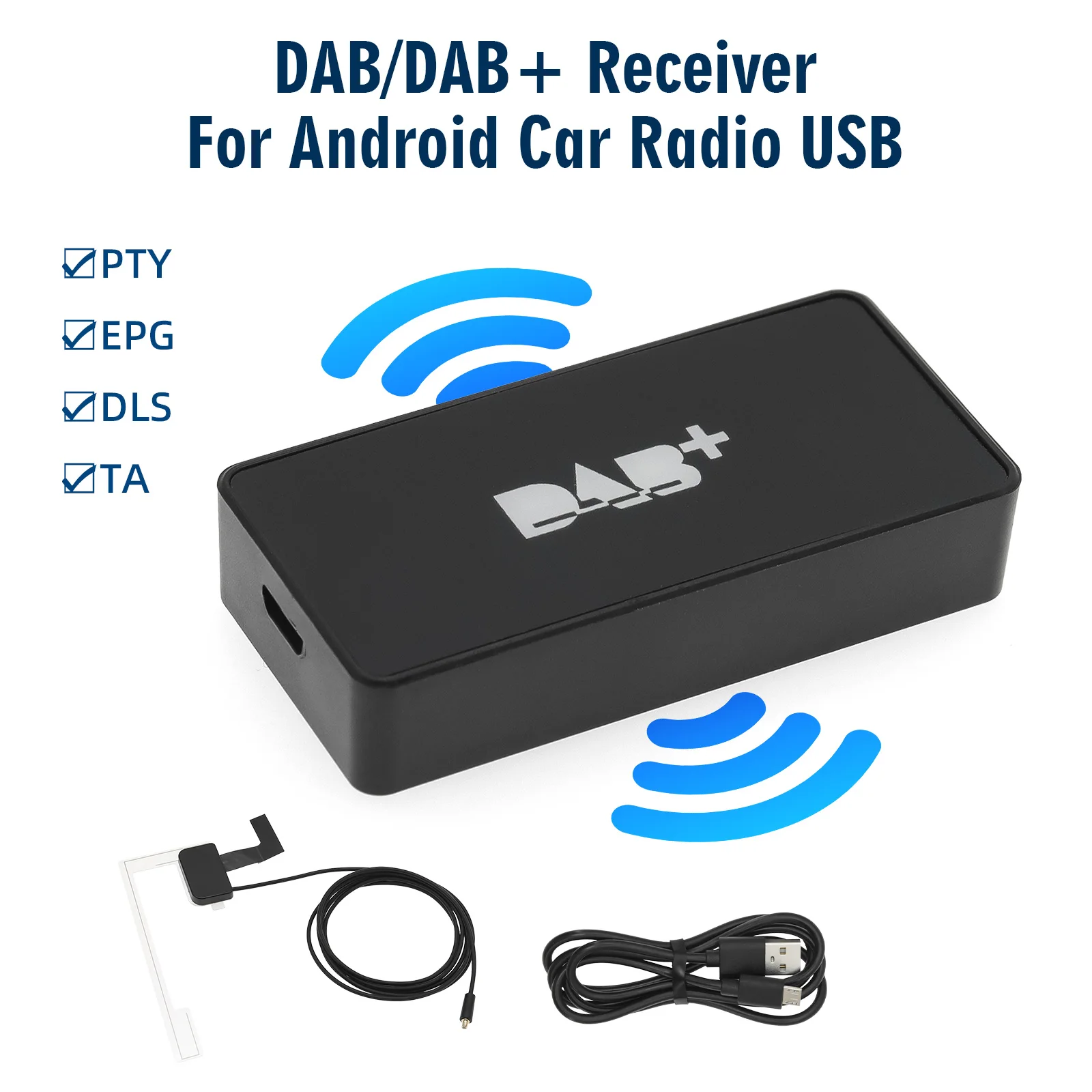 Car DAB Receiver Antenna+USB Interface For Android Car Radio GPS Stereo Car Radi