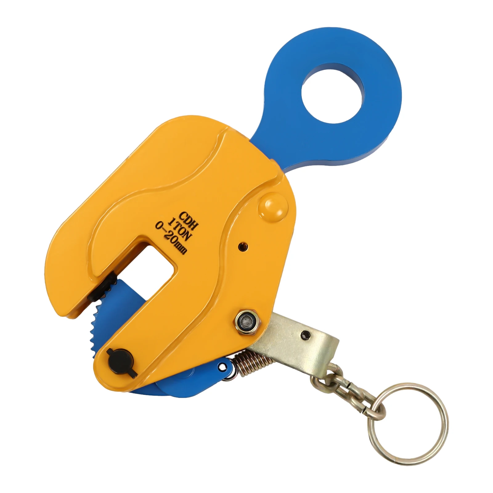 Gelb Blau 1T Vertikale Hebezange Blech-Hebeklemme Hochleistungsplattenklemme für vertikales Heben und Transportieren – Detail 9