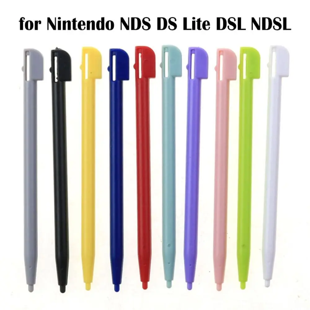 10PCS Colorful Touch Stylus Pen Smooth Plastic Handwritten Pen Gamepad Assistant Tools for Nintendo NDS DS Lite DSL NDSL