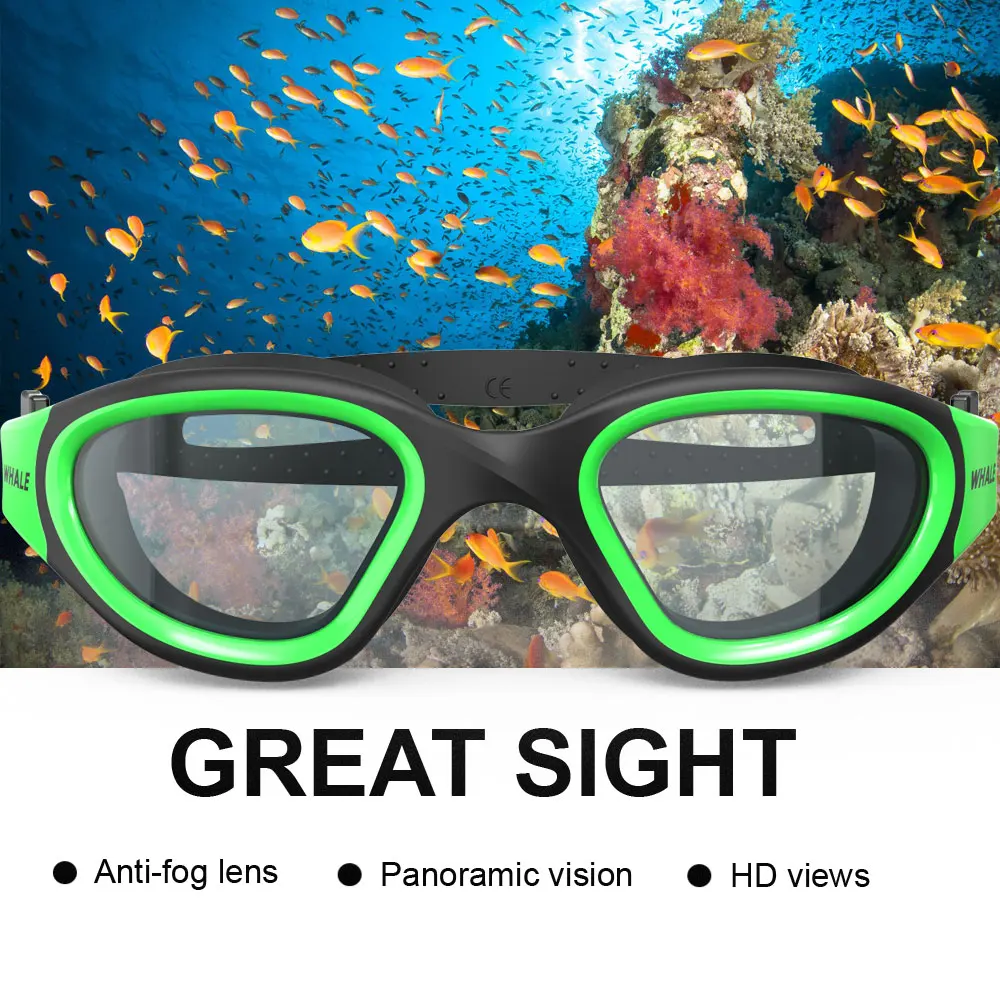 Adult Anti-fog UV Protection Lens Men Women Clear Lens Swimming Goggles Waterproof Adjustable Silicone Swim Glasses in Pool 4