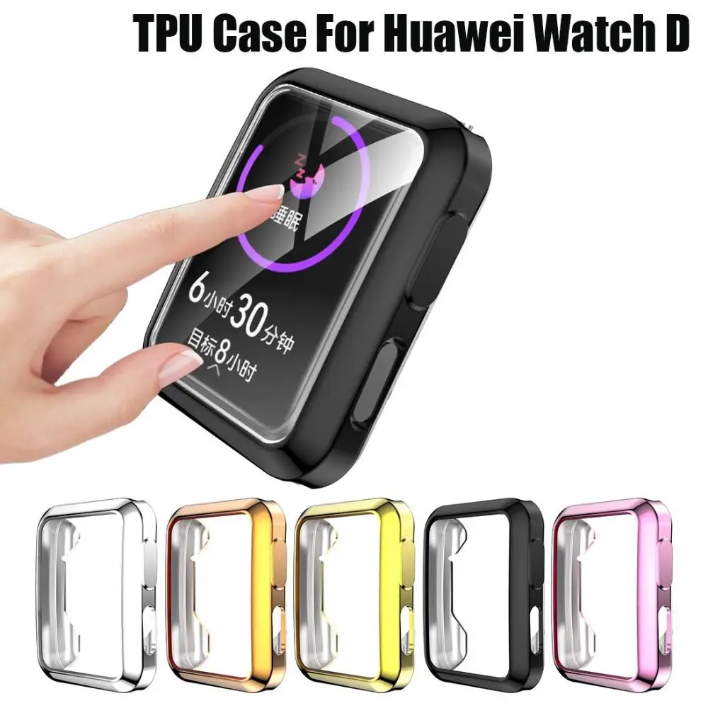 Smart Watch Paraurti Frame Placcatura Tpu Screen Protector Case Cover Protettiva Per Huawei Watch D