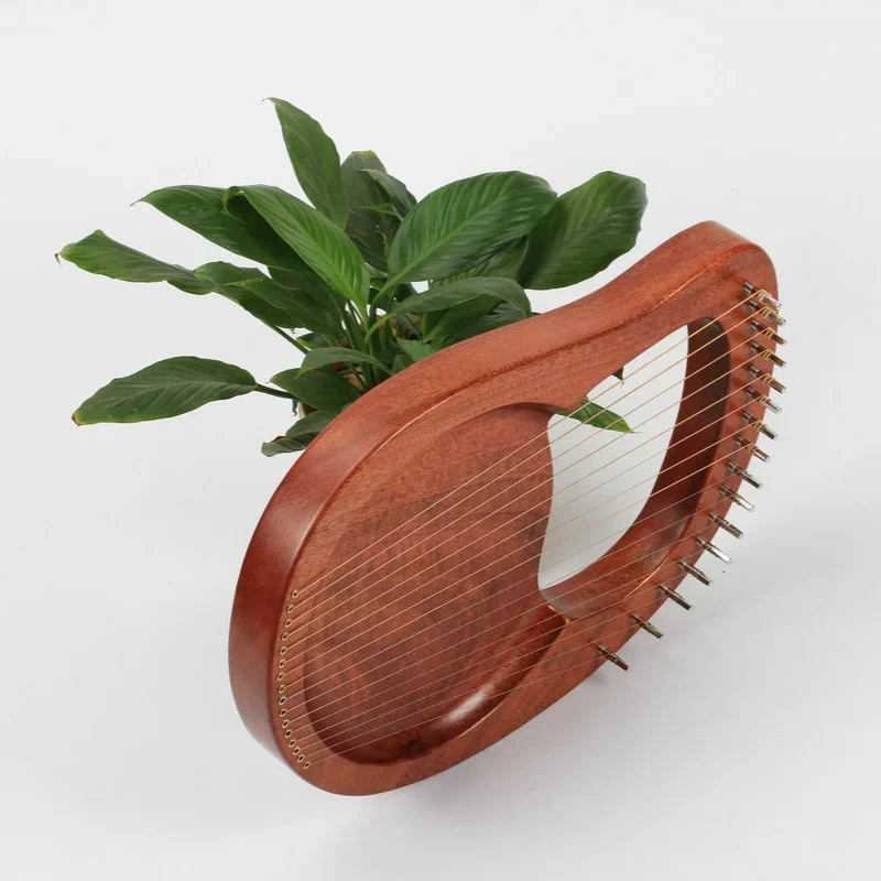 Vintage Instrument Lyre Small Harp Simple Niche Band Instrument Lyre Nation Solid Wood Quality Stringed Musical Instruments