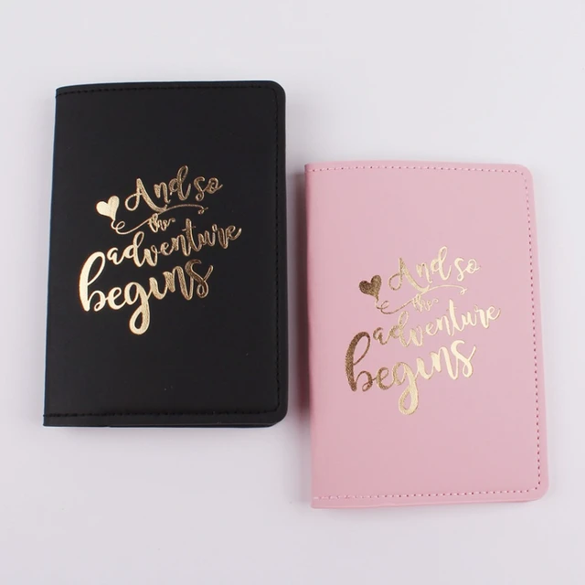 Black Plastic Design Passport Cover, For Office