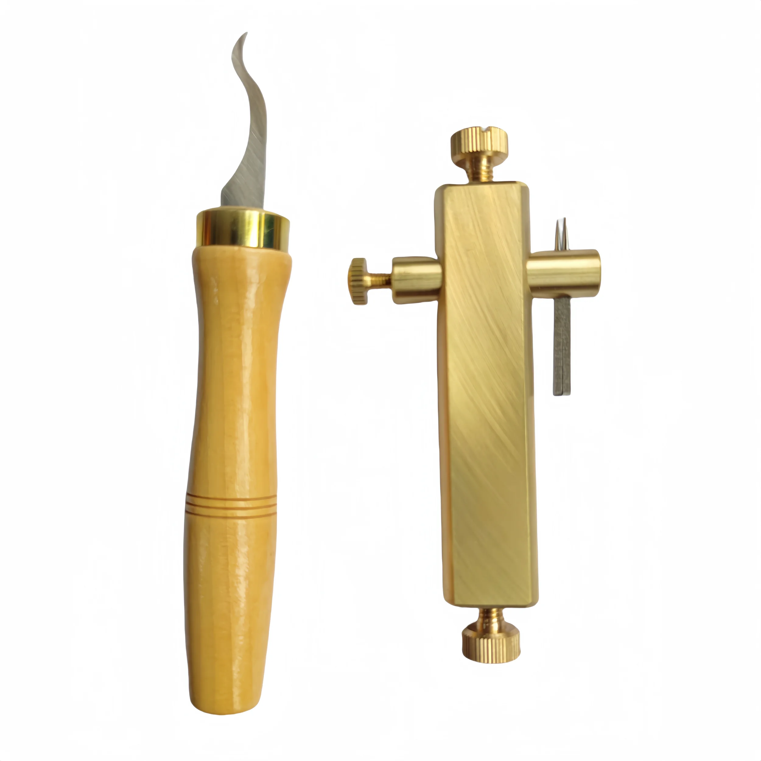 Violin brass purfling groove slotting machine clean knife, viola Luthier making tool