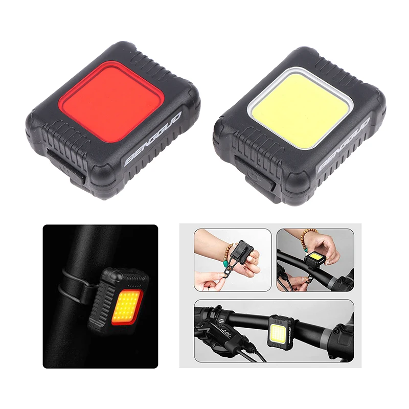 

Cycling Bicycle USB Charge Headlight Light Front Rear Light Set Bike MTB Waterproof Taillight LED Lantern Bike Parts
