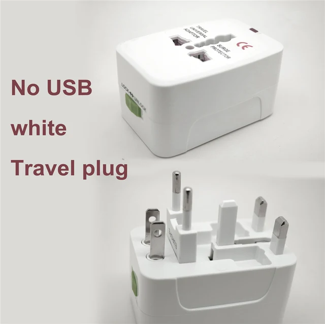 FORTRAVEL - Adaptador universal de enchufe de viaje para Europa, adaptador  de enchufe universal a Austria, adaptador de enchufe de Grecia, adaptador