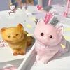 Cartoon Kawaii Soft Animal Plush Bunny Cat Slow Rebound Fingertip Fidgety Toy Girl Squishy Birthday Gift Persian Cat Kids Pet 4