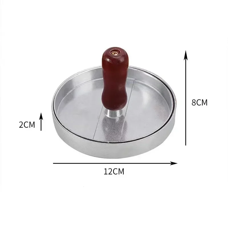 Burger Press Non-Stick Hamburger Patty Maker Aluminum Maker For Kitchen BBQ Grill Hamburger Press Cooking Tool Wax Paper