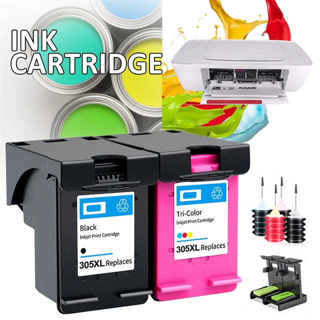 For HP 305 Ink Cartridge Remanufactured Compatible DeskJet 2700, 2730,  4100, 4134, Envy Series 6020, 6030, 6420Inkjet Printers - AliExpress